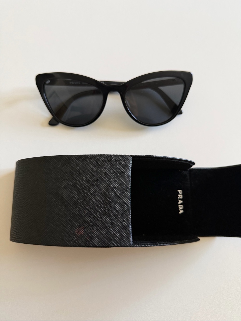 Black Cat-Eye Sunglasses